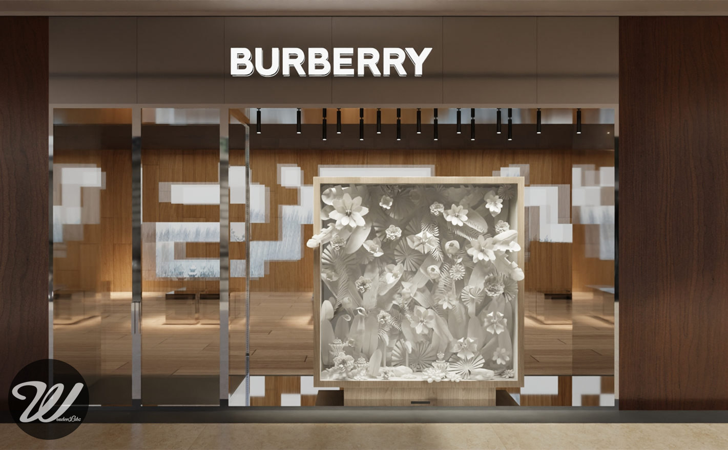 BURBERRY ARTISTIC WINDOW DISPLAY